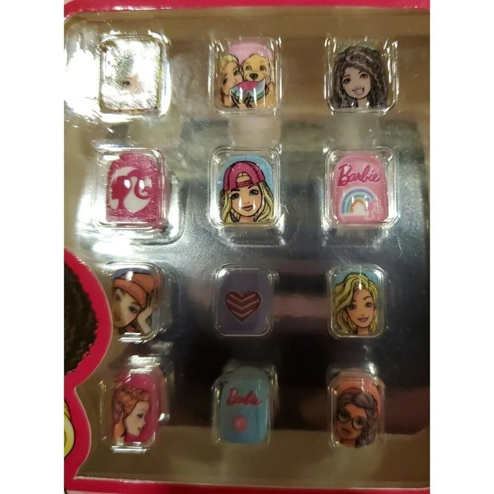 (1) Kids Barbie Press On Nails.